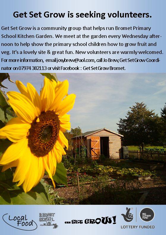 Dates for Get Set Grow at Bromet School