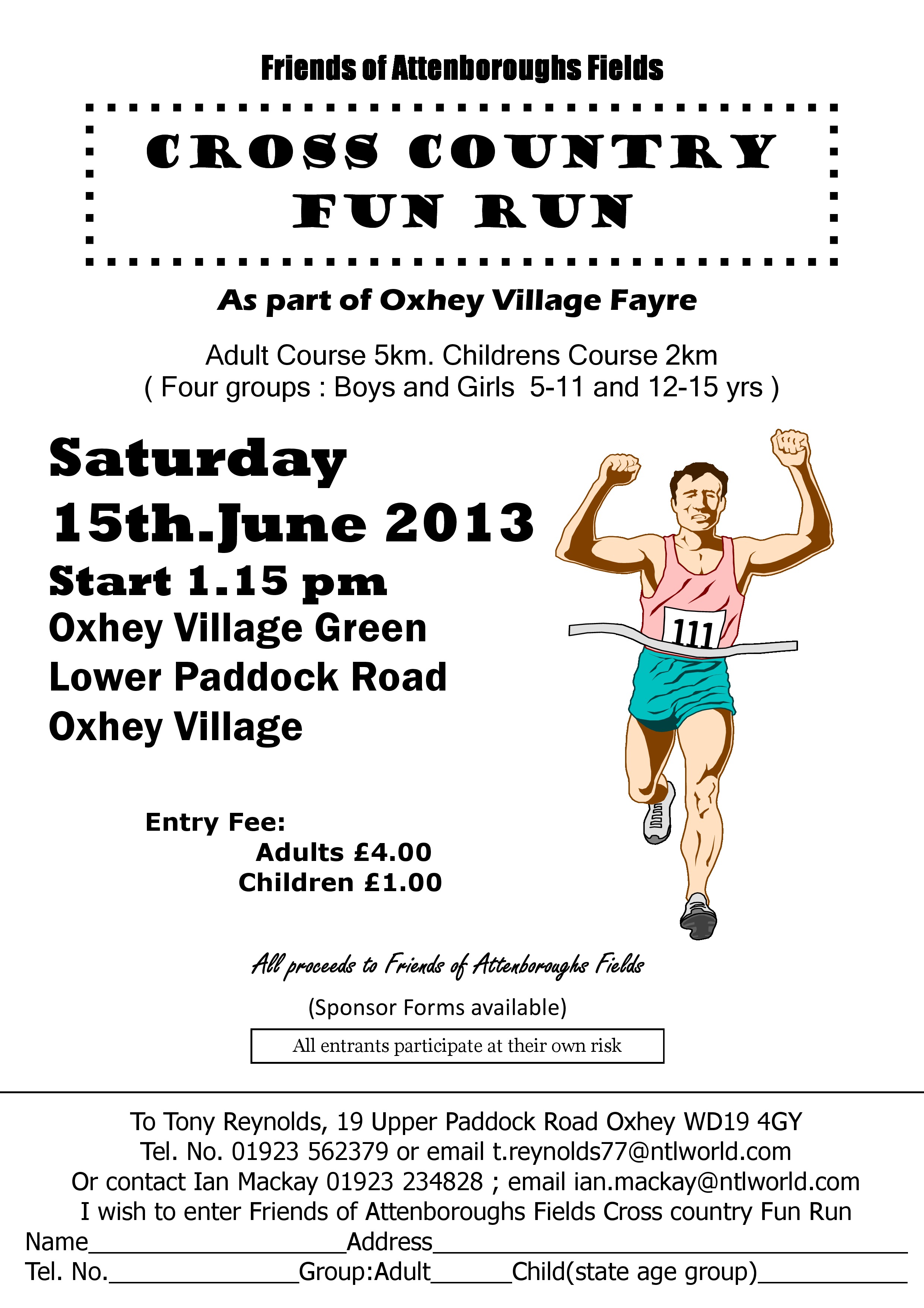 Fun Run at the 2013 Summer Fayre