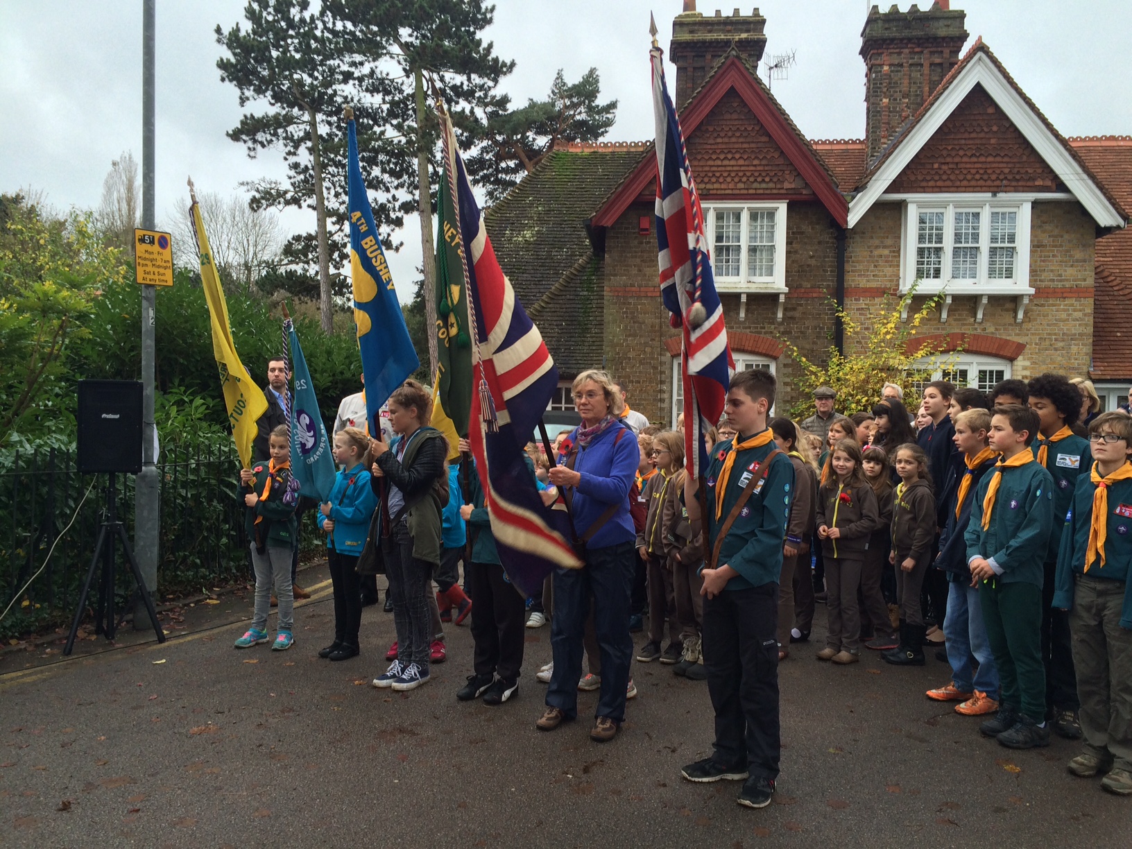 Oxhey Village's remembrance day service on 8 November 2015