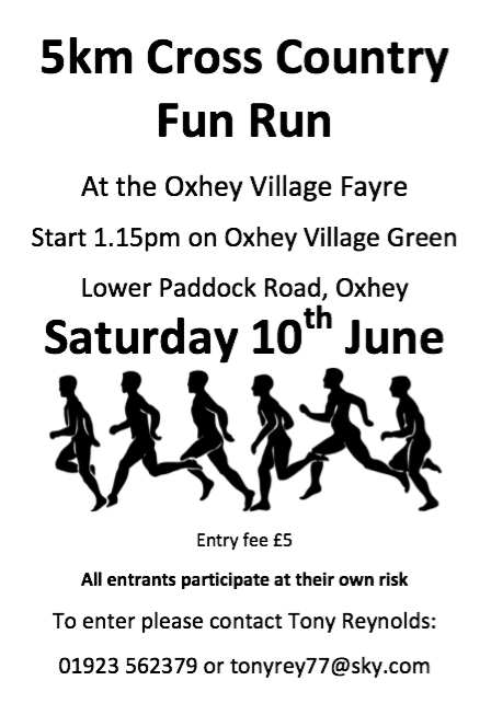 Fun Run at Oxhey Village Summer Fayre on 10 June 2017