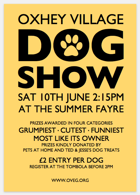 Oxhey Village Dog Show 2017