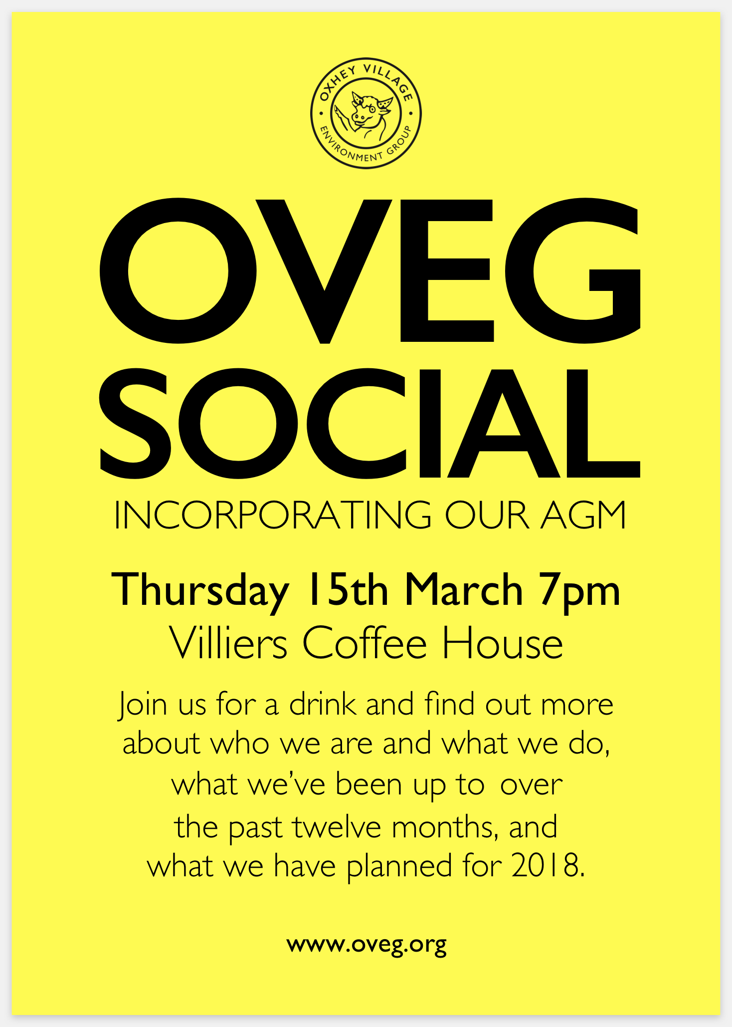 OVEG Social and AGM 2018