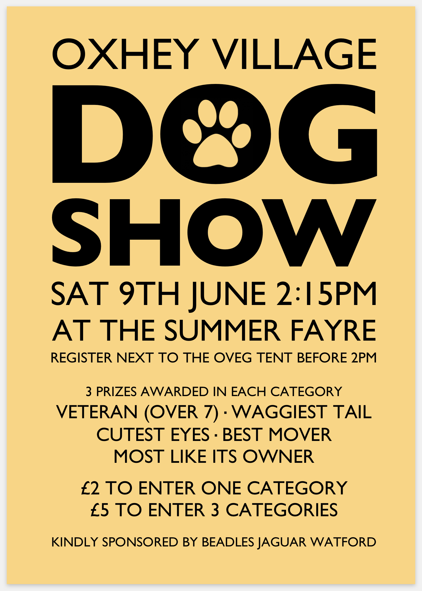 Oxhey Village Dog Show 2018