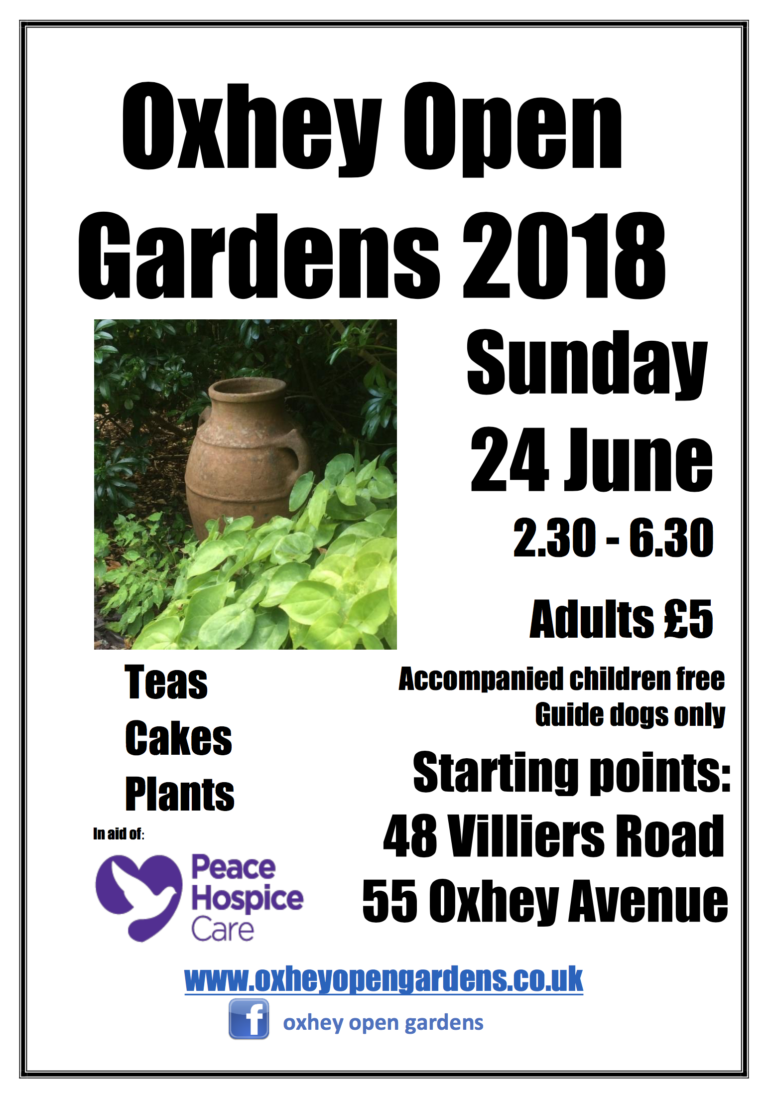 Oxhey Open Gardens 2018