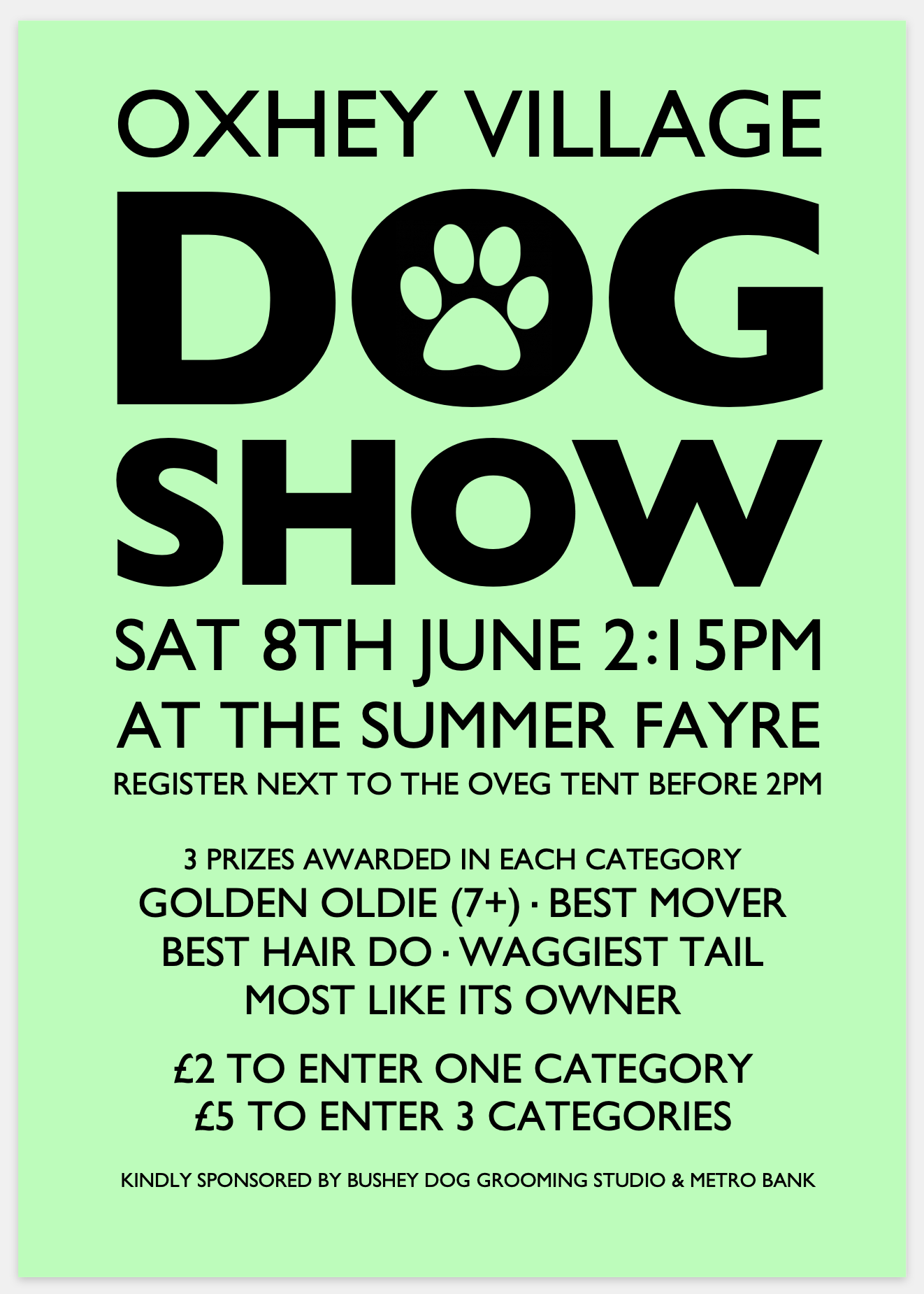 Oxhey Village Dog Show 2019