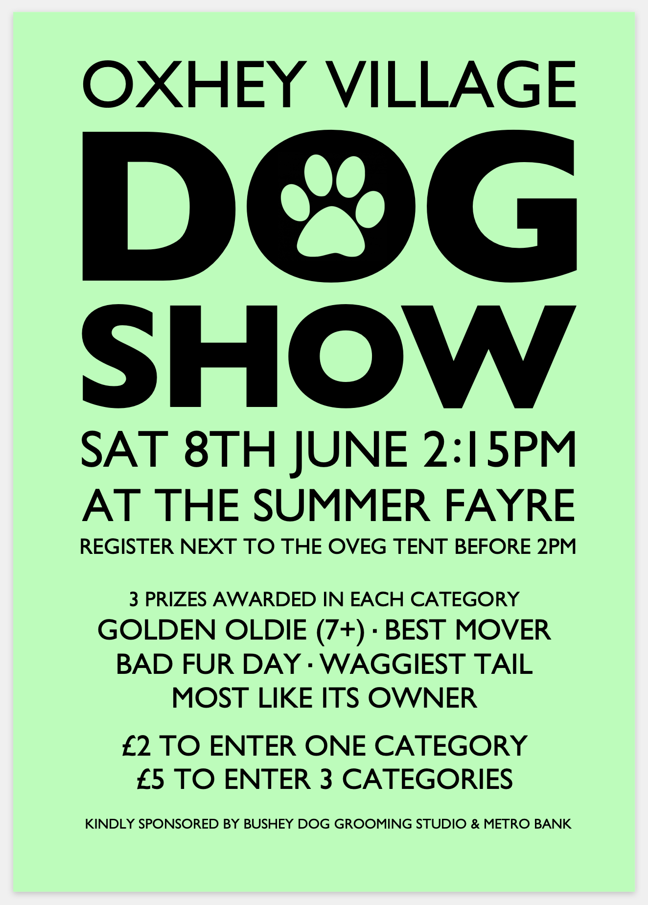 Oxhey Village Dog Show 2019