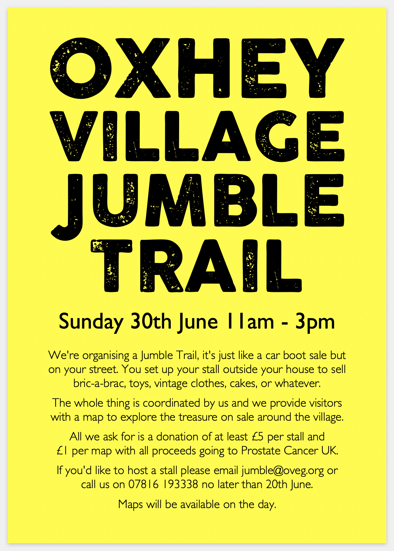 Register for this year’s Jumble Trail