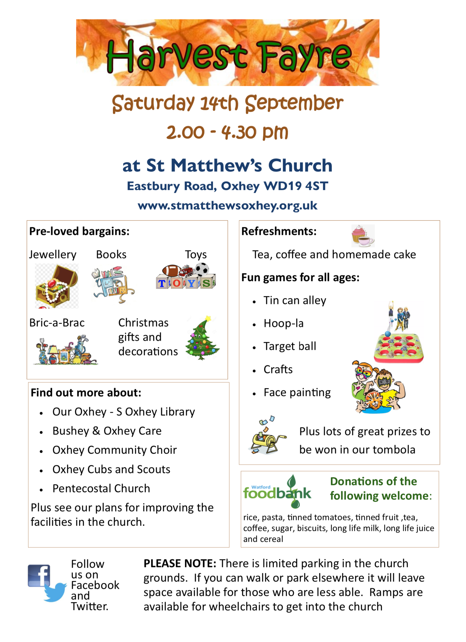 Harvest fair at St Matthew’s Church