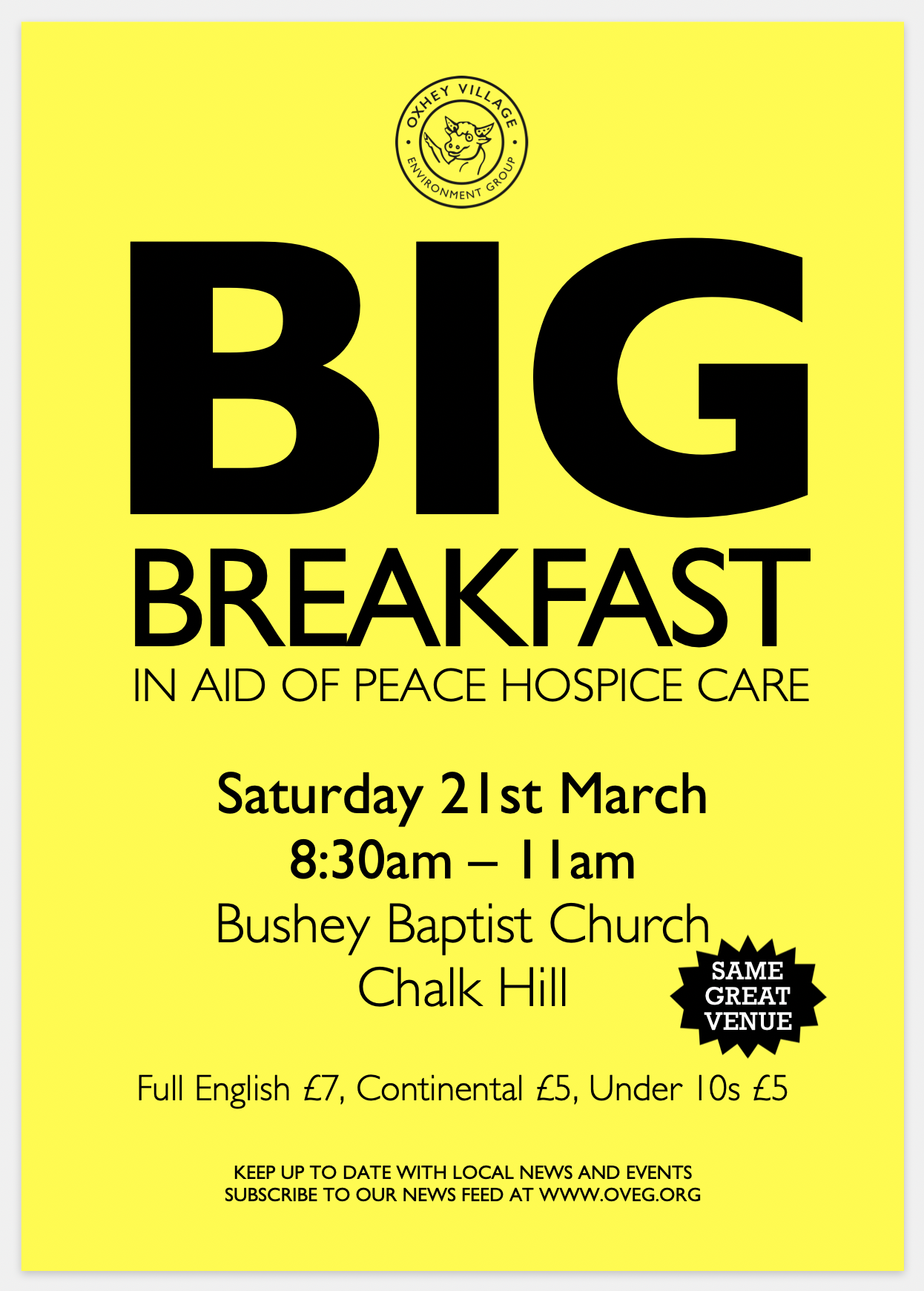 Join us for the Big Breakfast 2020