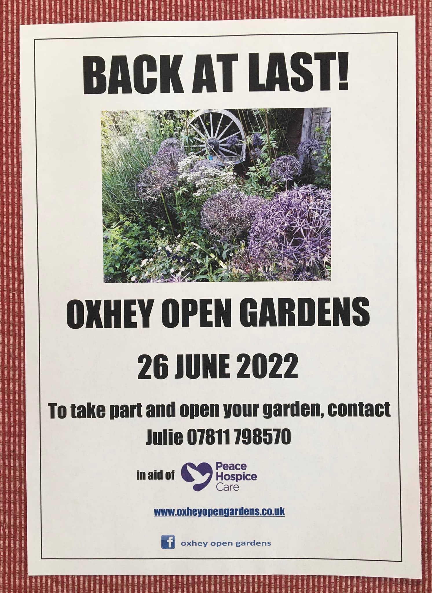 Oxhey Open Gardens 2022