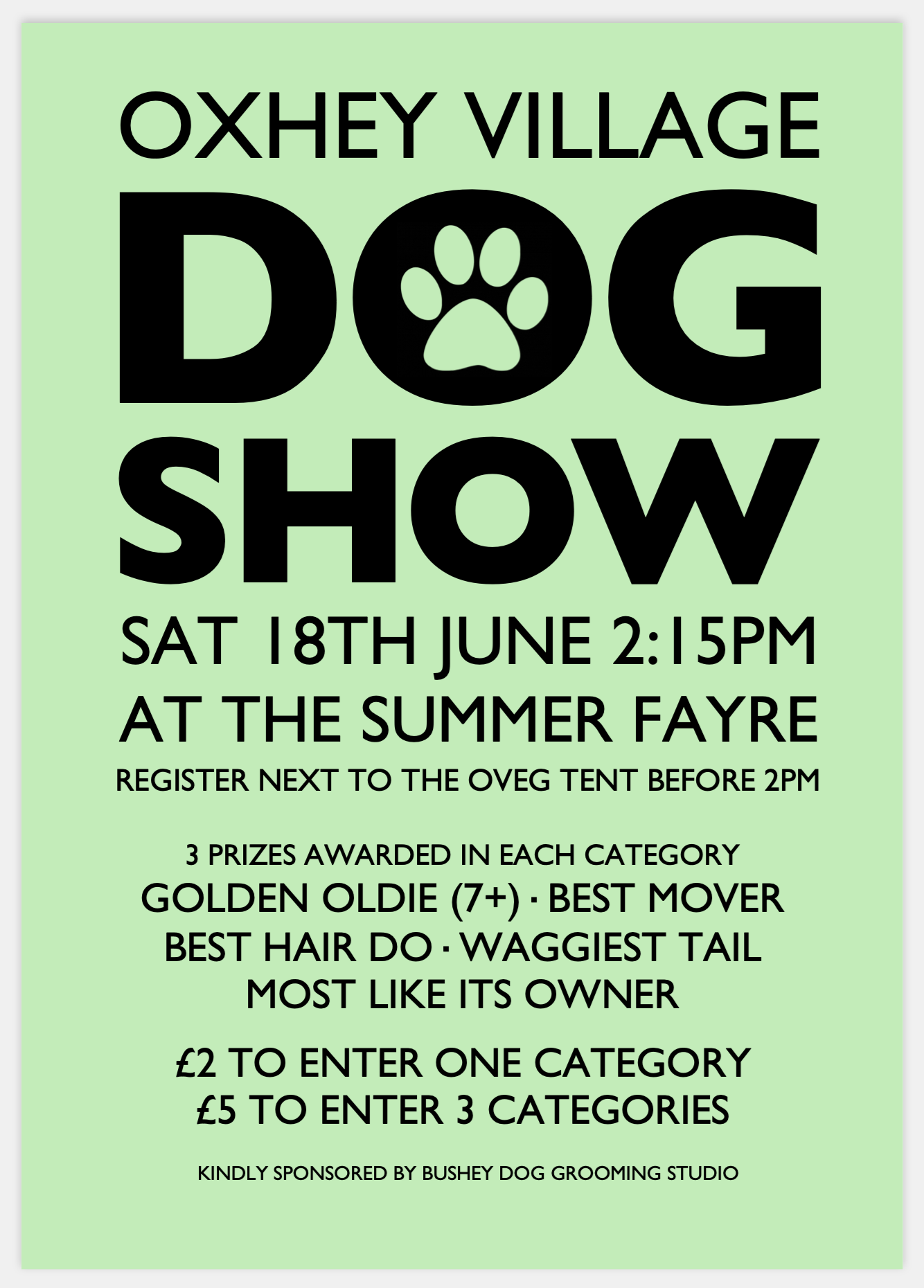 Oxhey Village Dog Show 2022
