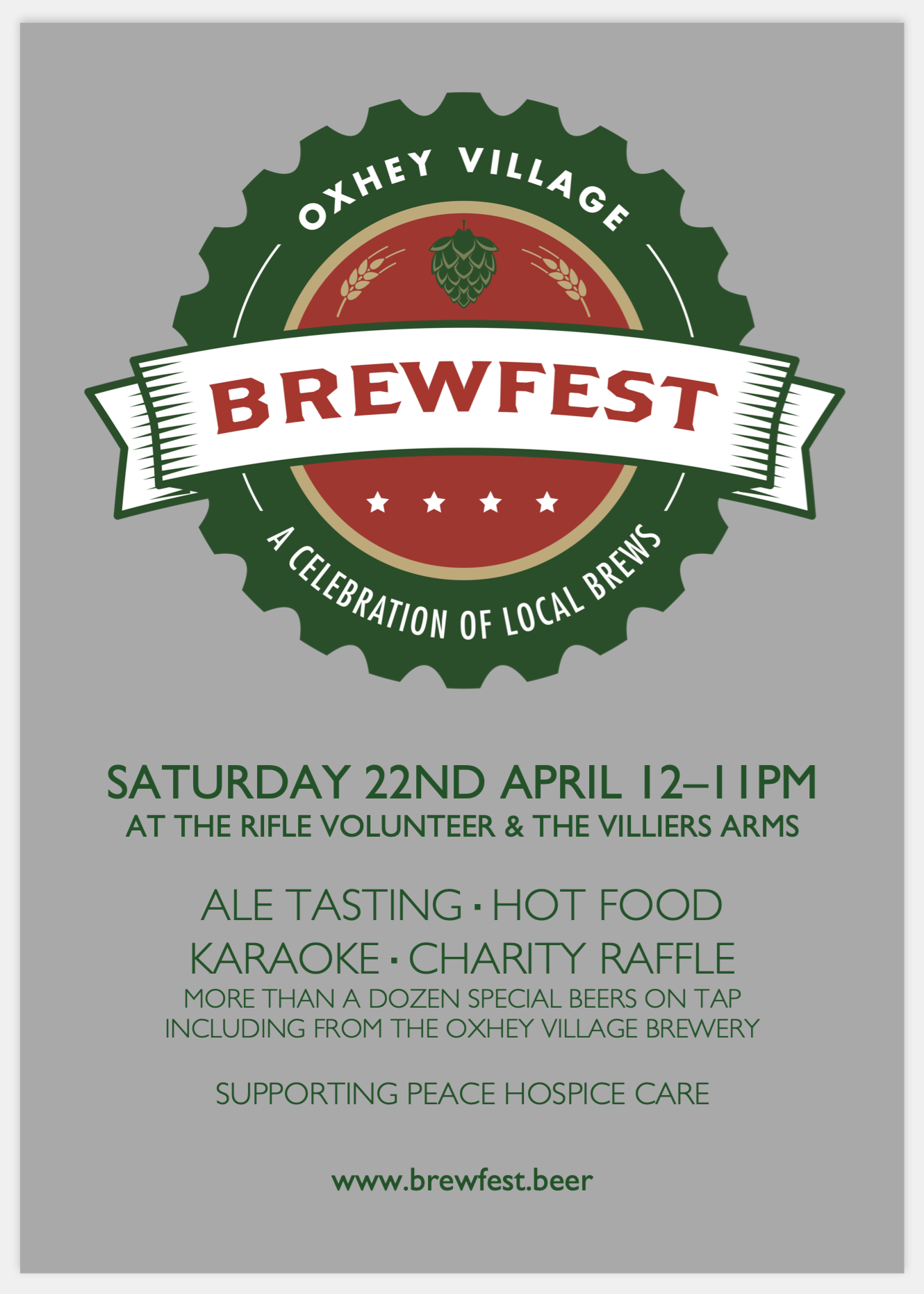 This year’s Brewfest will be on 22 April
