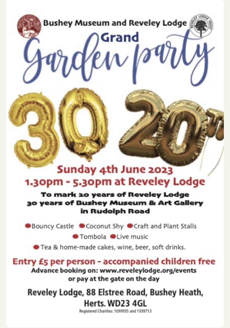 Anniversary garden party at Reveley Lodge