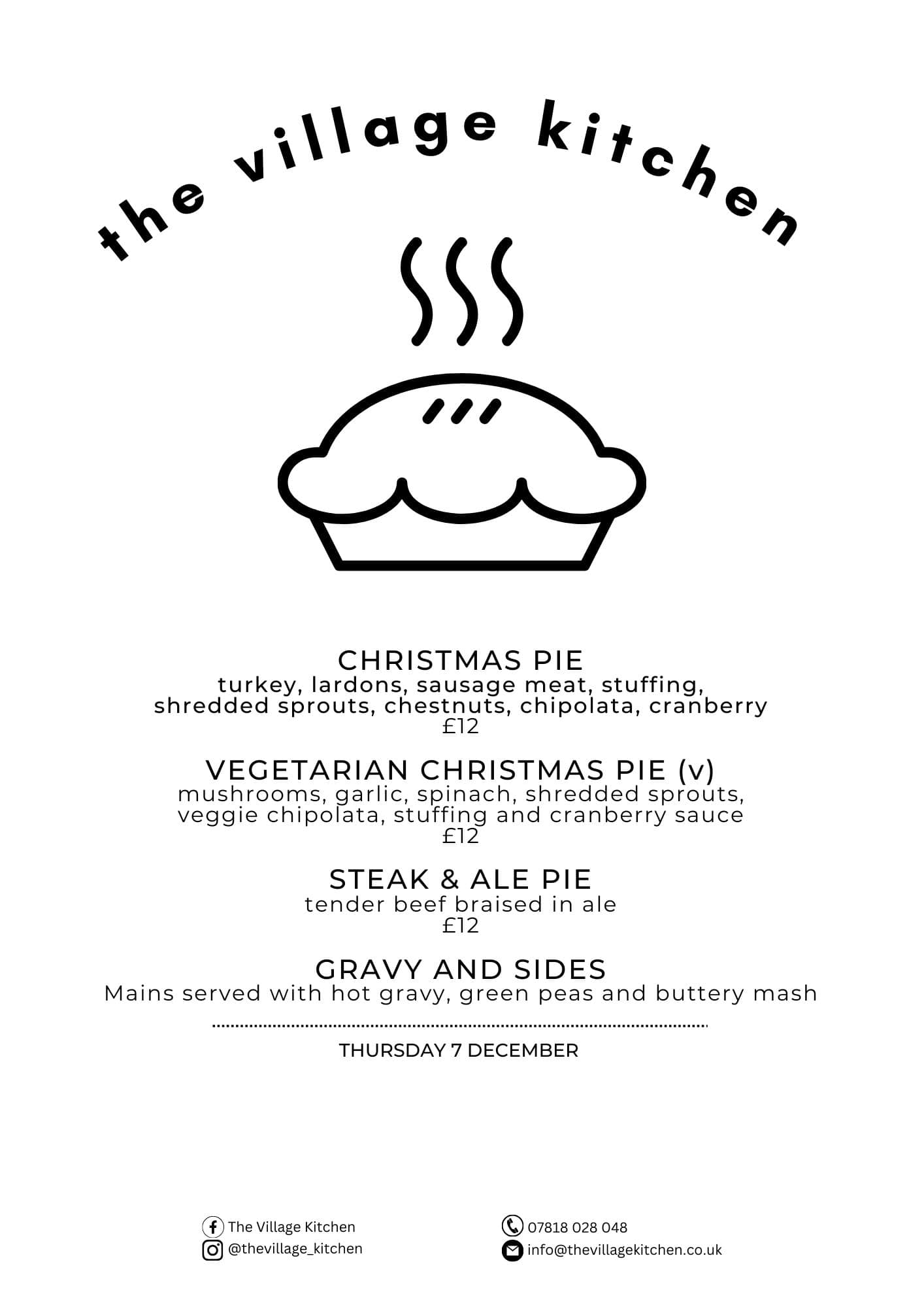 Pie night by The Village Kitchen