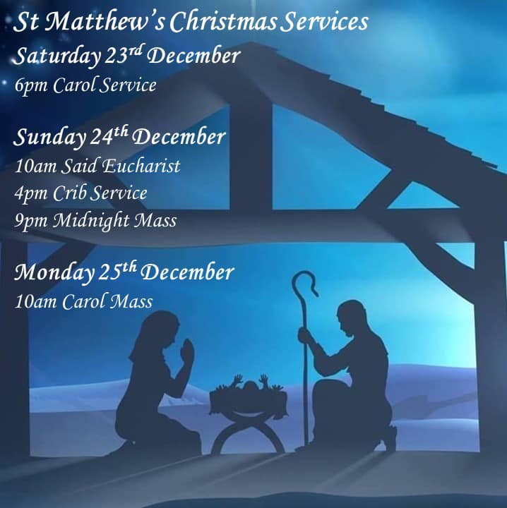 Christmas services at St Matthew’s Church