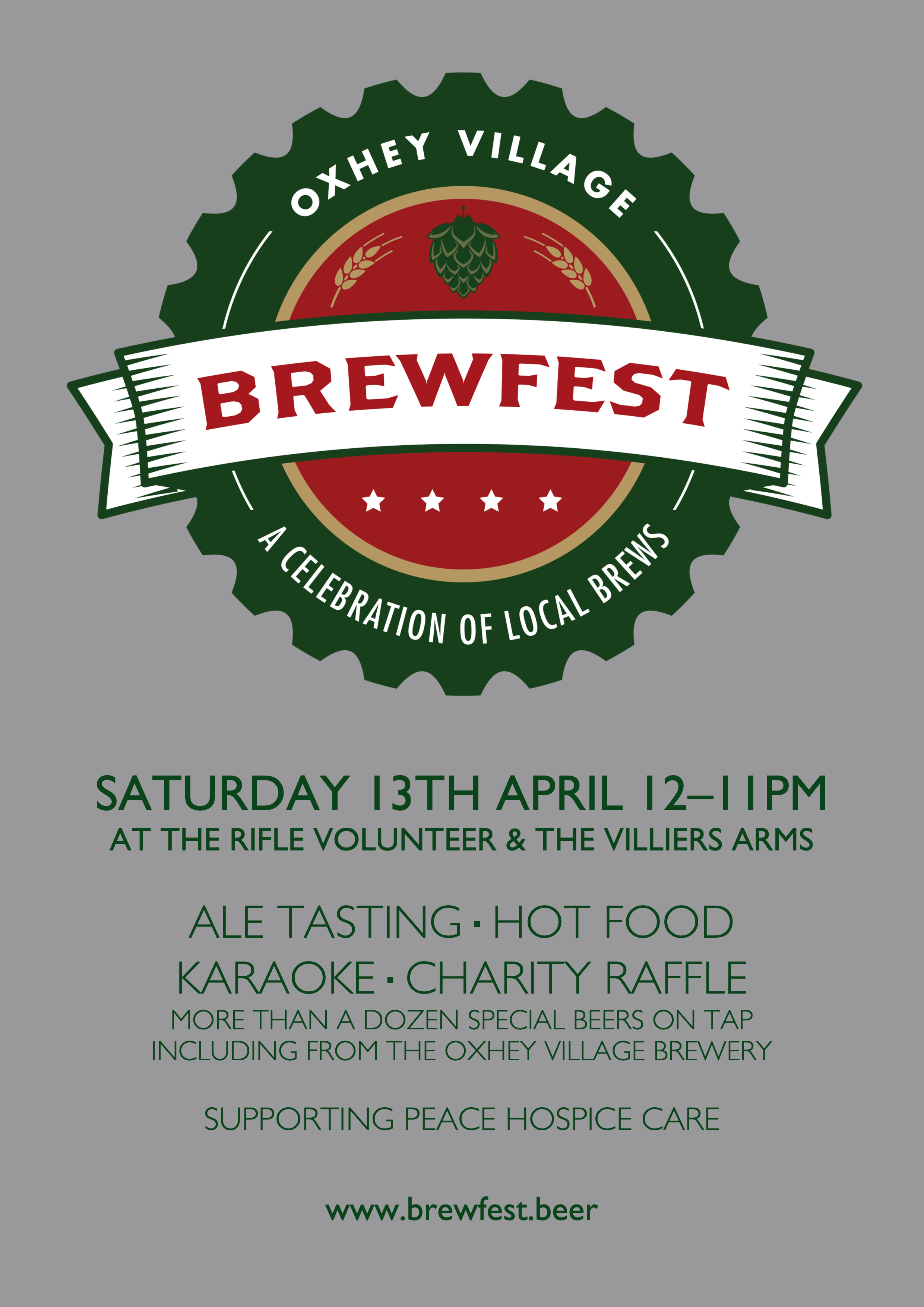 Brewfest will be back on 13 April
