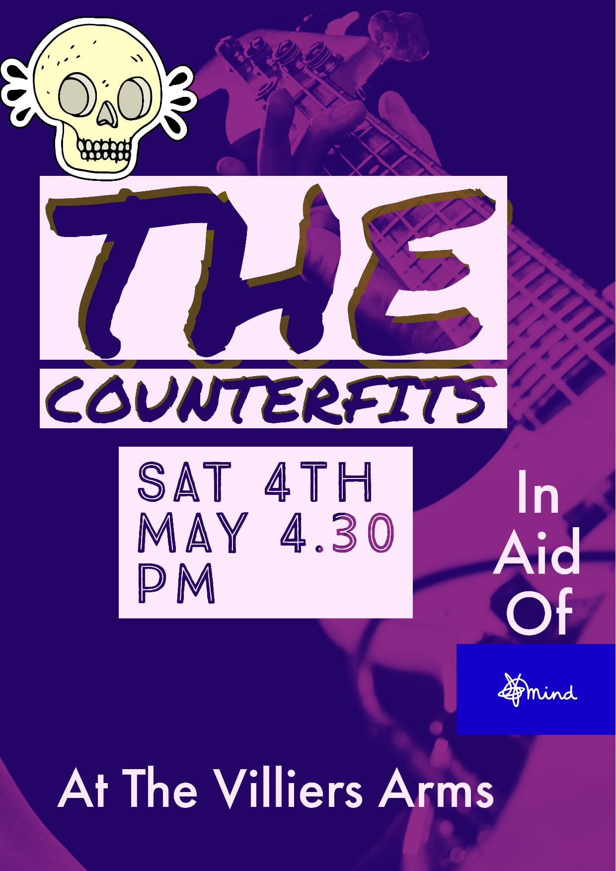 The Counterfits performing at the Villiers arms