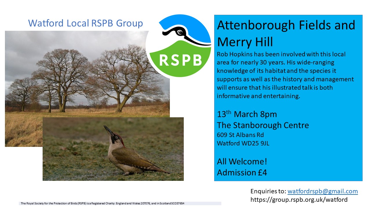 Attenborough Fields: An RSPB talk