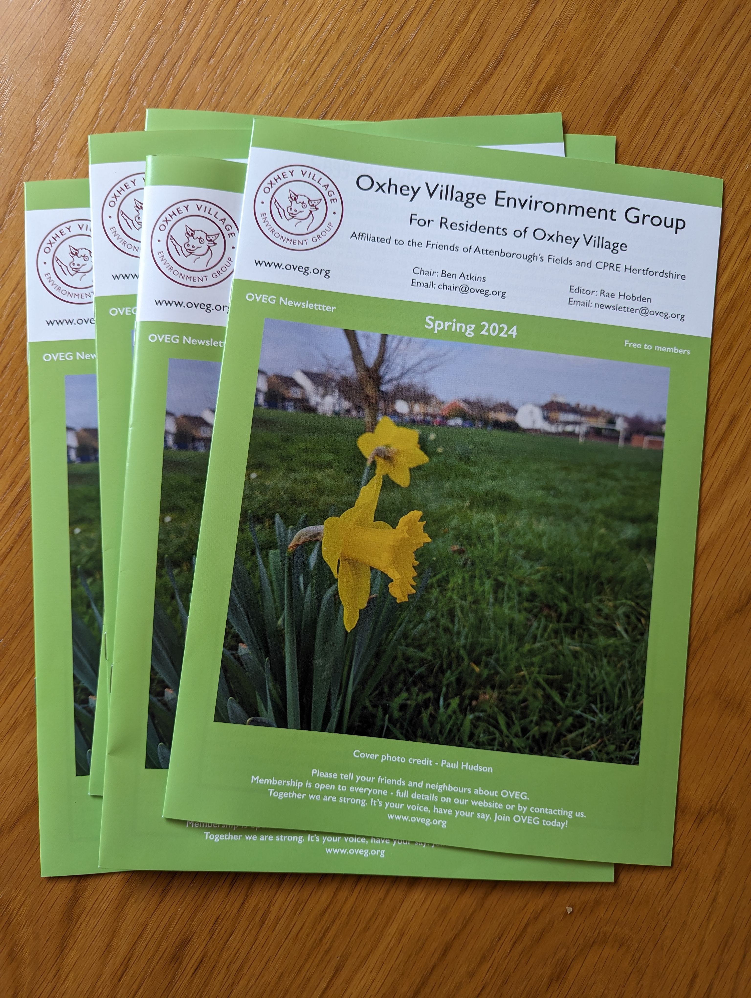 OVEG’s spring newsletter out now