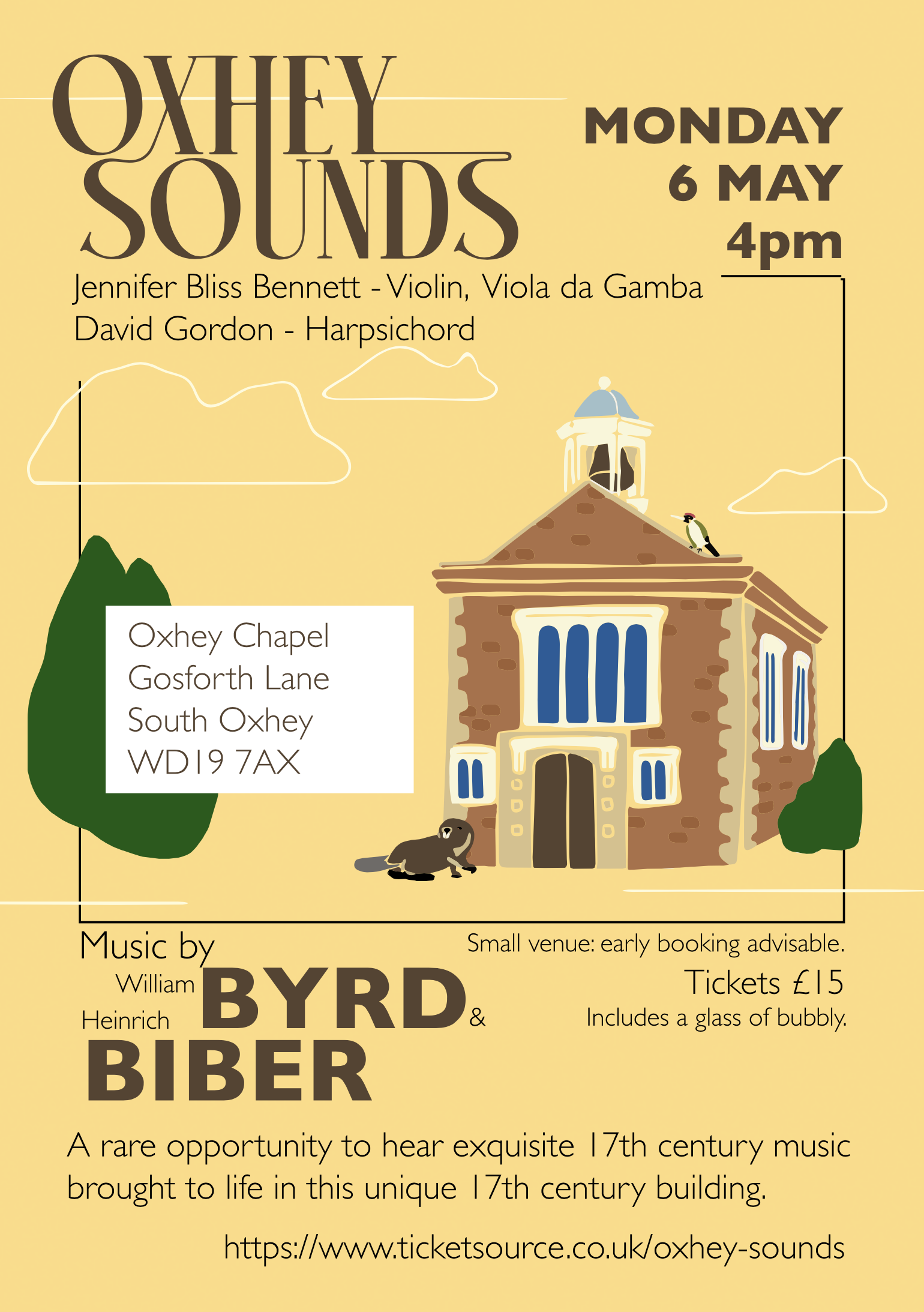 Oxhey Sounds 17th century music concert