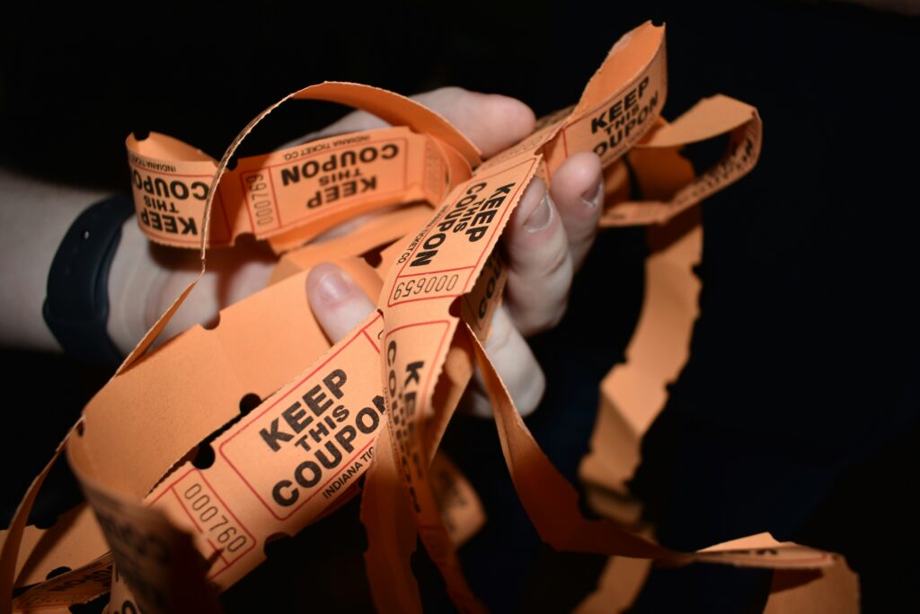 Raffle tickets