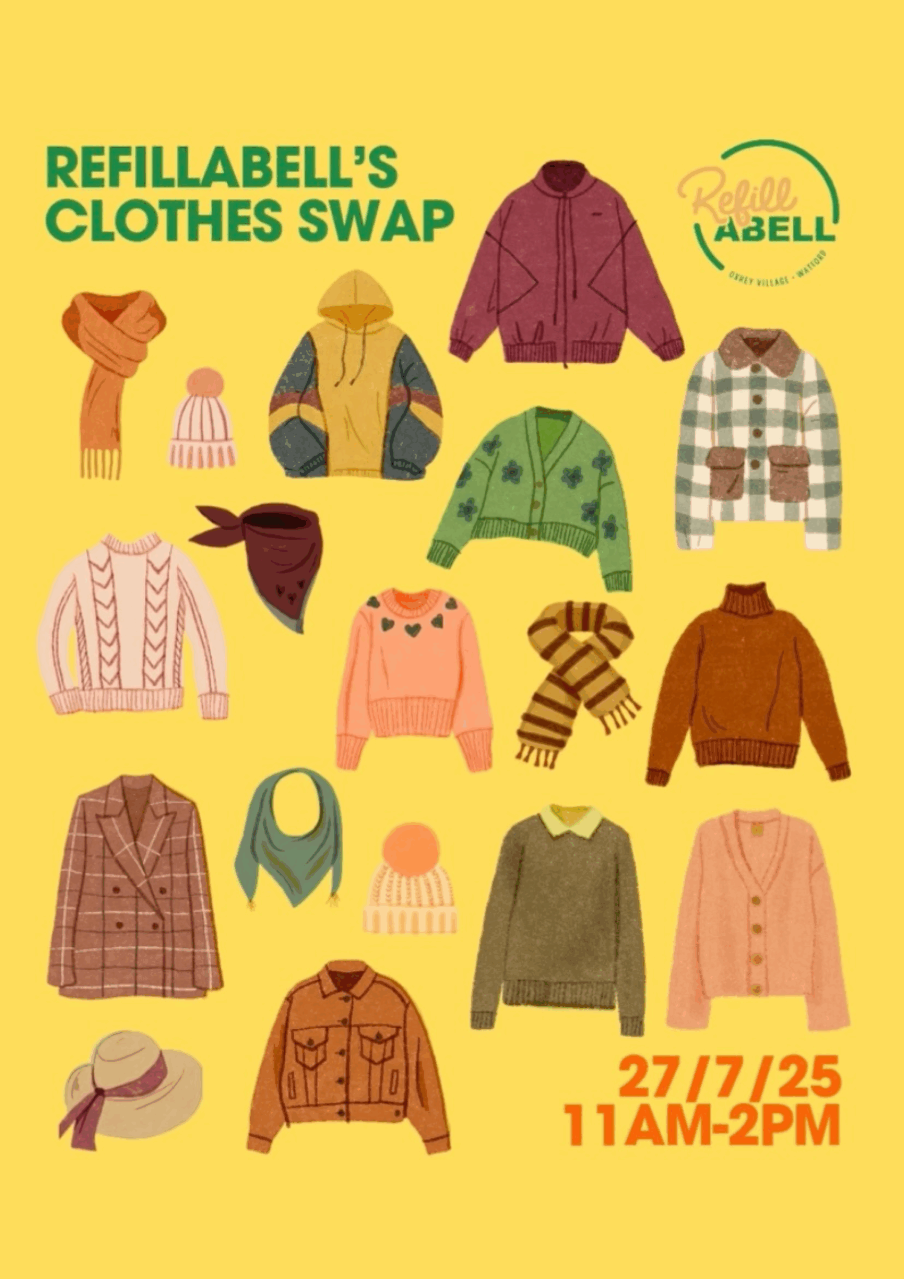Clothes swap at Refillabell