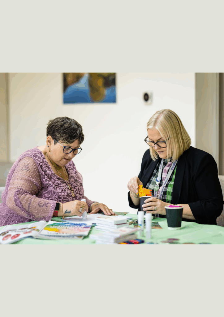 Rennie Grove CompassionART cafe at South Oxhey Library