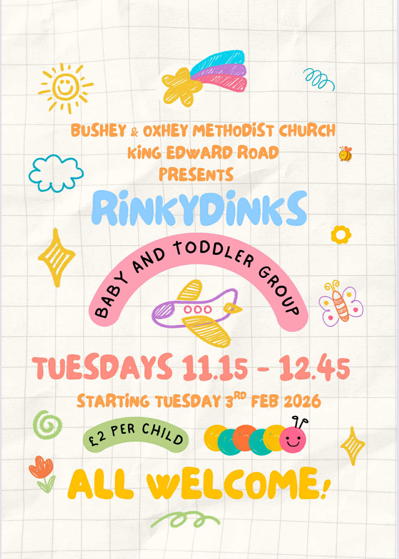 New baby and toddler group in Oxhey Village