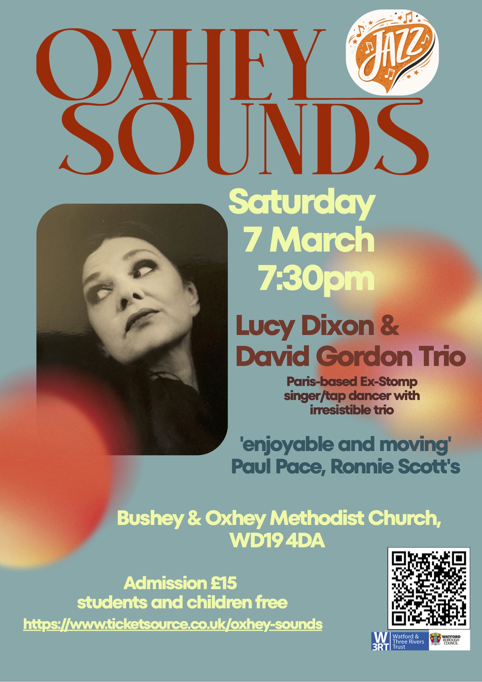Lucy Dixon to perform for Oxhey Sounds