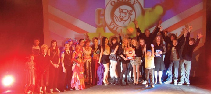 Contestants at OVEG's Oxhey Village's Got Talent, held at the Pump House Watford on 17 October 2010