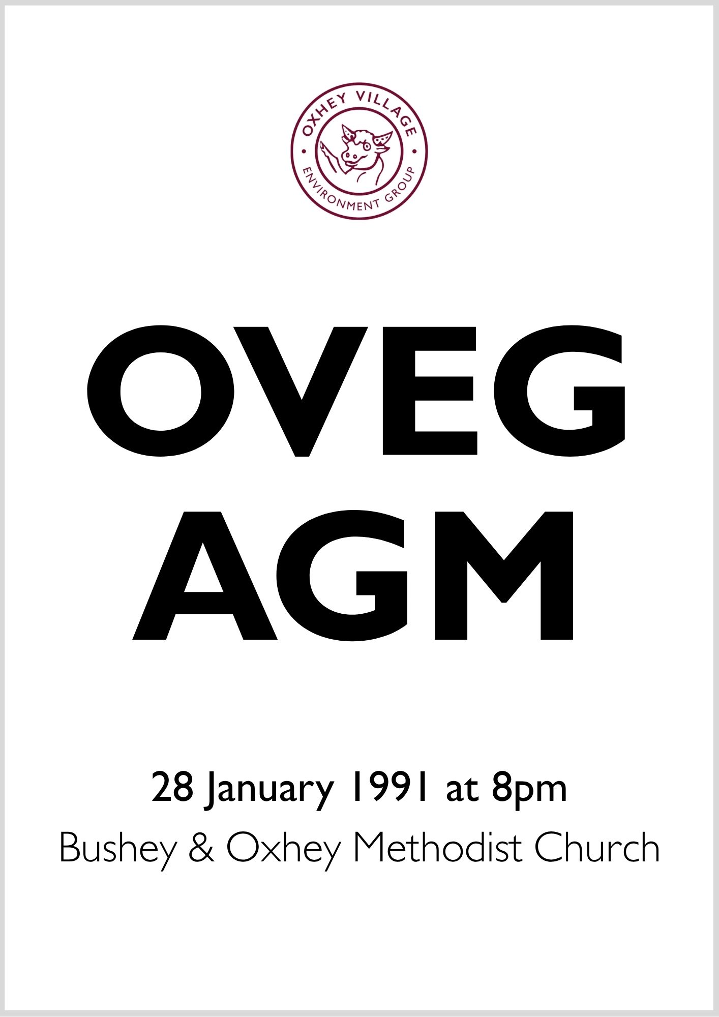 OVEG AGM 1991
