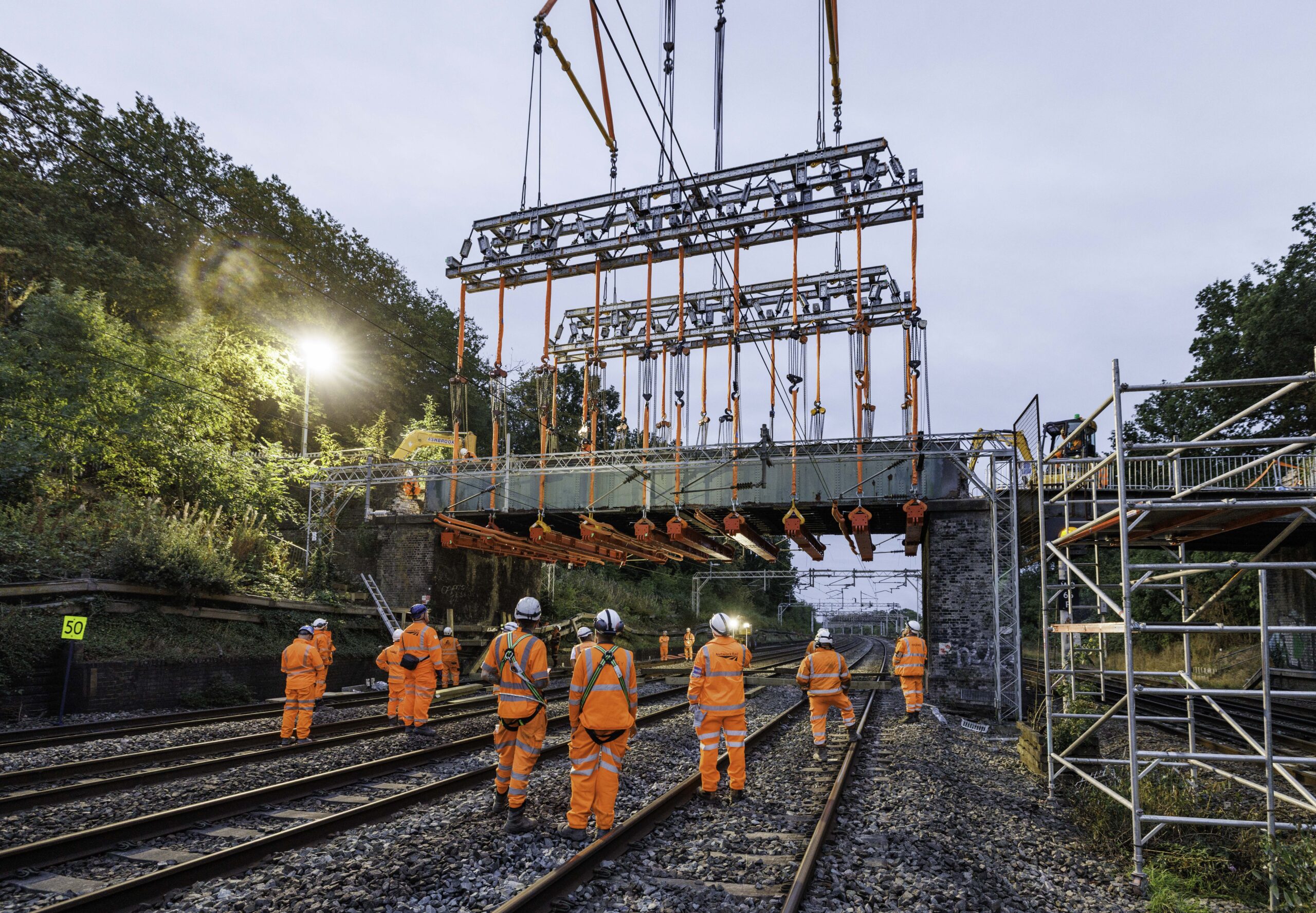 Temporary footbridge to be installed at Oxhey Grange